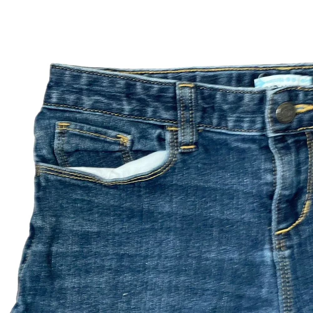 Old Navy Adjustable Side Band Bermuda Short Kids Boy 14‎ Stretch Mid-Rise Denim
